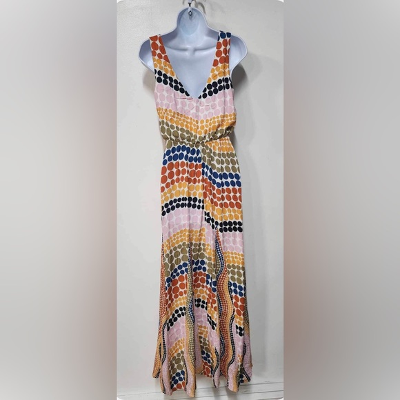 Anthropologie The Odells Dot-Printed Maxi Dress Size XS. B17 - Picture 10 of 11